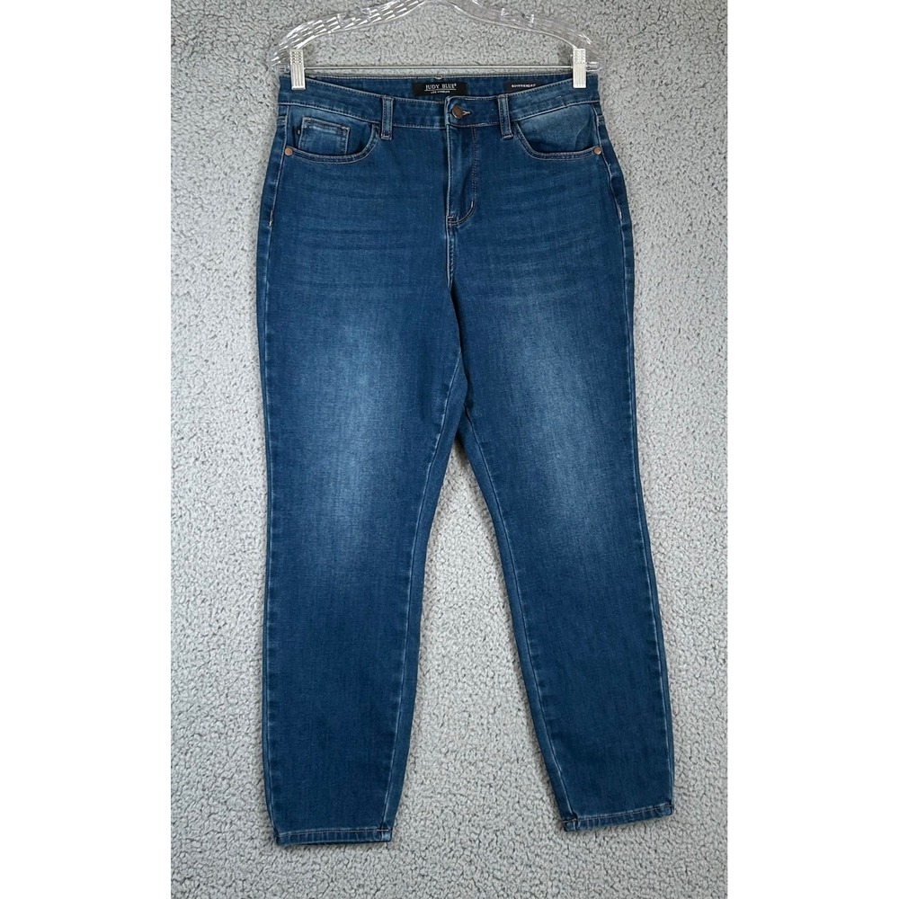 Judy Blue Boyfriend Fit Jeans Women Size 929 Blue Wash Denim Style JB88207 - Picture 2 of 14